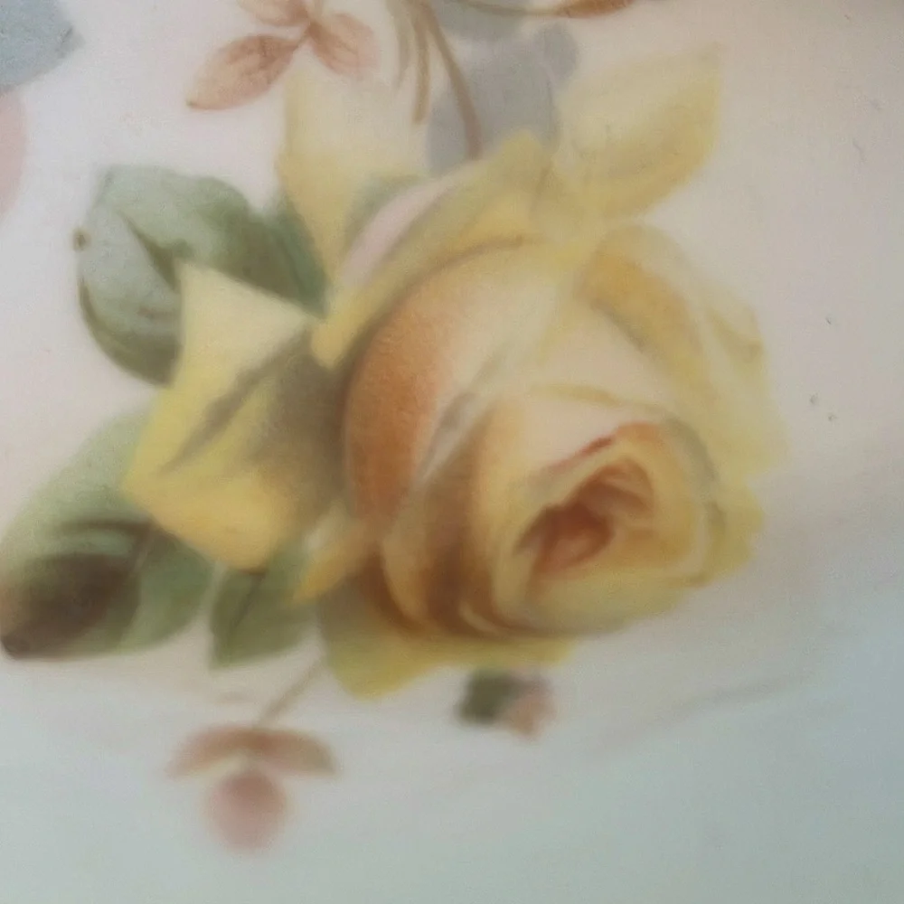 VINTAGE Candy Dish/Floral/Oval Shape